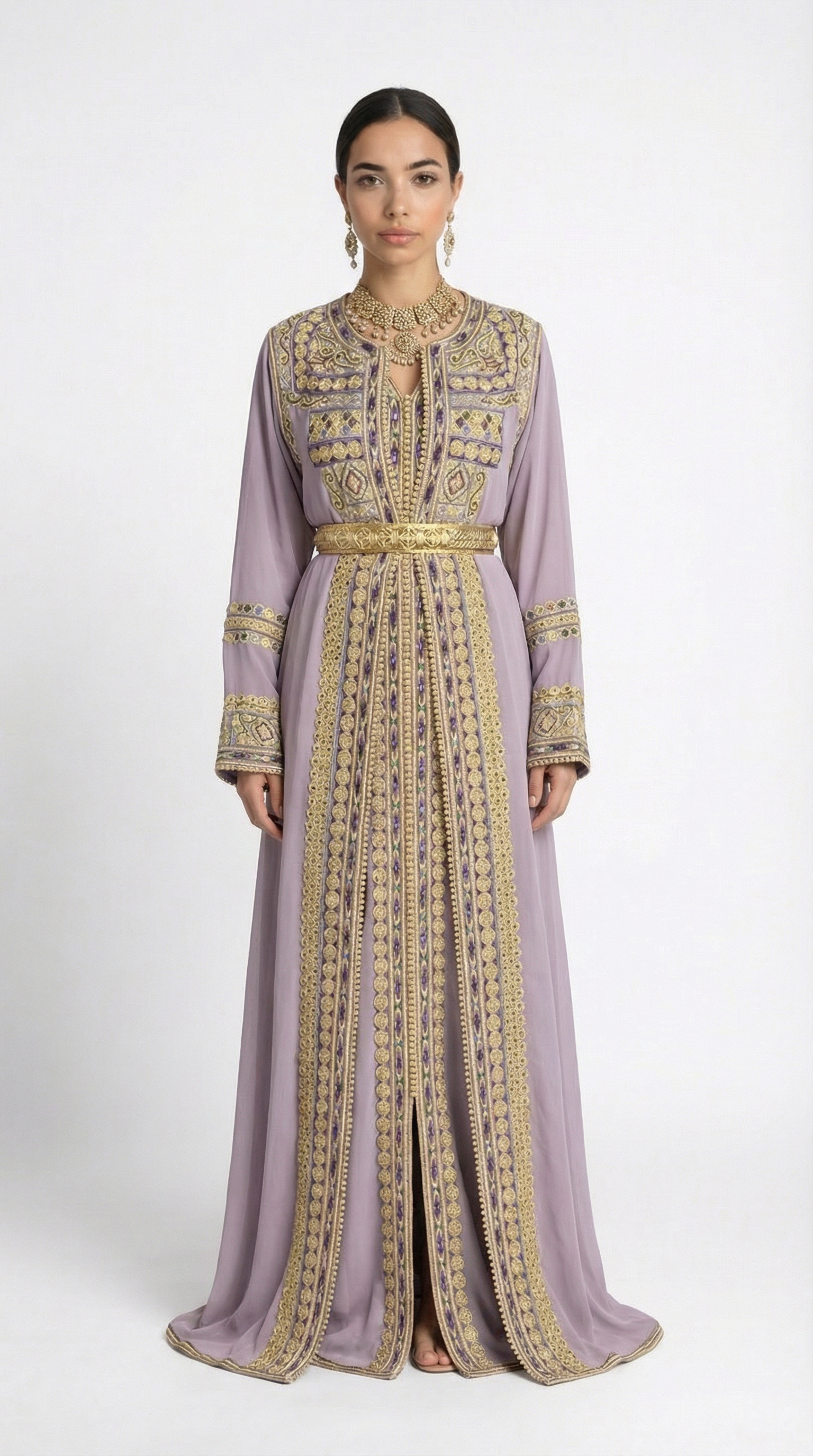 AI fashion model wearing Elegant dresses - Flow and drape captured